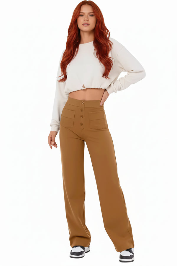 Chique Dames Broek Met Stijl