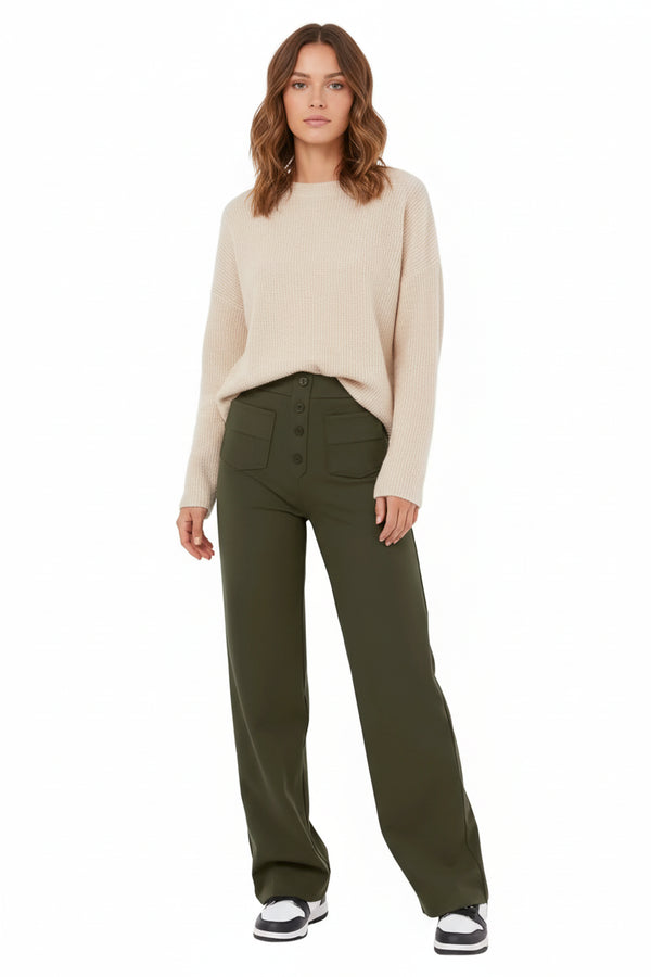 Chique Dames Broek Met Stijl